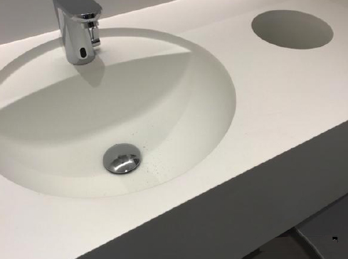 Waschtisch aus einem Guss Beispiel